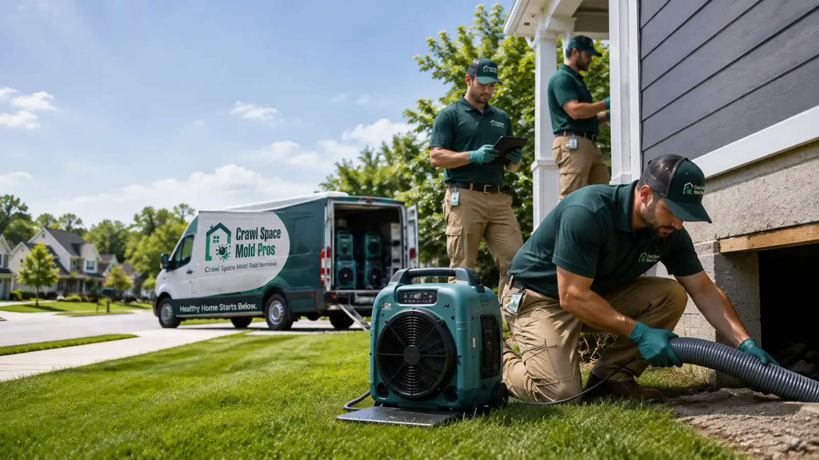 Crawl Space Mold Removal in Hector, MN
